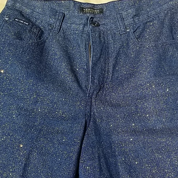 Jean's Blue & Gold Glitter!!!! - Picture 2 of 8